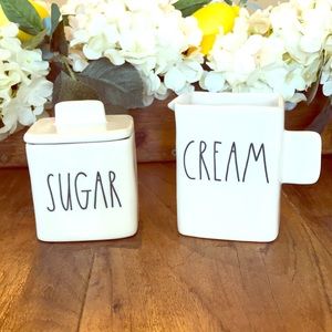 Rae Dunn Cream and Sugar Set
